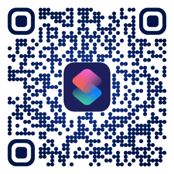 QR code to download Apple Shortcuts