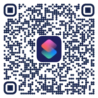 QR code to download Text Blaster Pro Shortcut
